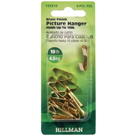 Aceds 10 lbs Picture Hanger  Brass, 80PK 5329891